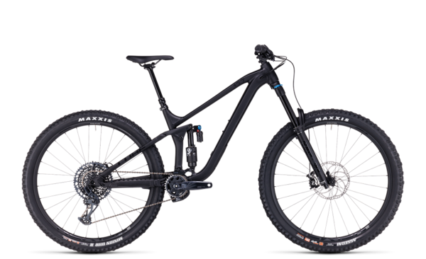 Bicicleta de montaña CUBE Stereo ONE77 Pro 29 black anodized