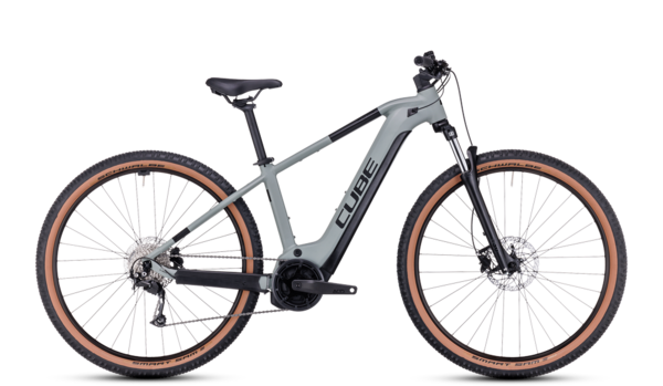 Bicicleta electrica CUBE REACTION  Hybrid Performance 500 swampgrey´n´black