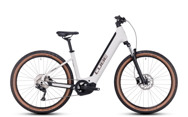 Bicicleta electrica Cube Reaction Hybrid ONE 750 lightgrey´n´rose Easy Entry