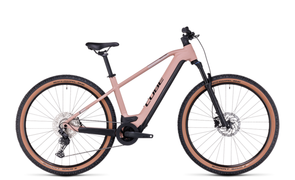 Bicicleta electrica CUBE REACTION Hybrid Pro 750 blushrose´n´silver