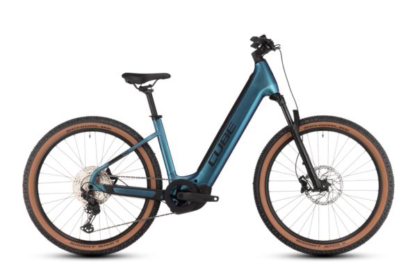 Bicicleta electrica CUBE REACTION Hybrid  Race 750 switchblue´n´black Easy Entry