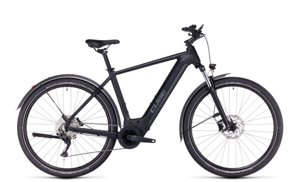 Bicicleta electrica Cube Nuride Hybrid Pro 750 Allroad black´n´metal