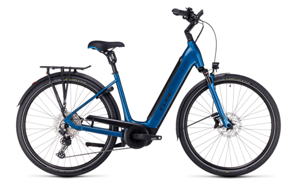 Bicicleta electrica Cube Supreme Sport Hybrid EXC 625 blue´n´black