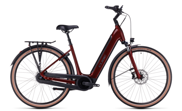 Bicicleta electrica Cube Supreme RT Hybrid Pro 500 red´n´black Esay Entry