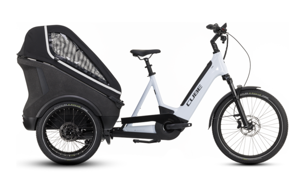Bicicleta electrica Cube Trike Family Hybrid 750 flashwhite´n´reflex